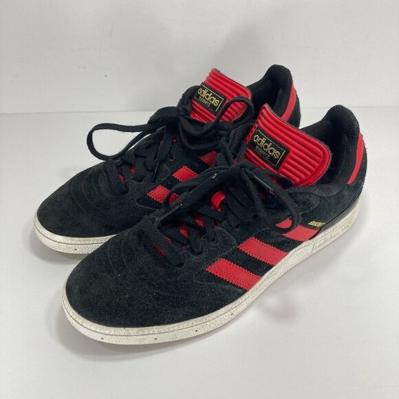 Adidas Busenitz Men's Size 8 Black Scarlet Red Skateboarding Shoes (GY6898) - Picture 1 of 12
